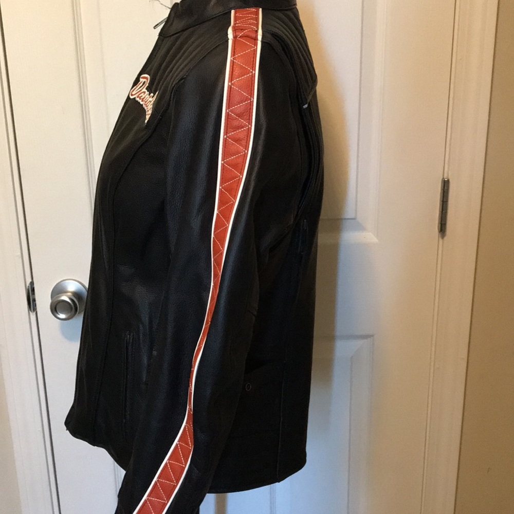 Harley Davidson Leather Riding Jacket - Picture 3 of 16